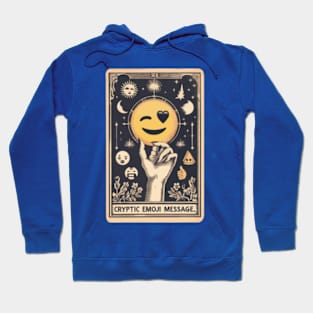 Tarot Card for Millennials: Cryptic Emoji Message Hoodie